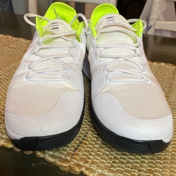 Nike Wildcard HC Volt Air Max White/Lime/Black Marathon Running Shoe Size 14 - Picture 8 of 11